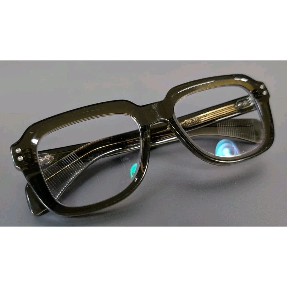 Rosvin Bugs Johnson Eyeglasses Olive Green
